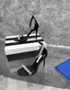 Luxurymerk Aquazzurs Love Link Ankle Strap Sandals Cembellished Satin High Heels Slingback Lady Party Trouwjurk EU35-43