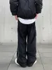 Męskie spodnie Y2K Męskie streetwear szyk cargo koreańskie harajuku swobodny spadochron dla kobiet dresowych pachów szerokie joggery nogi ubrania 230518