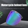 オートバイヘルメット3-SNAPフリップシールド（マルチコールイエローグレーの透明シルバー）R2LC