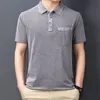 Men's Polos Men Summer Fashion Pocket Polo Shirt Men Solid Colors Short Sleeve Tee Shirts Male Slim Fit Casual Tops Homme 230518