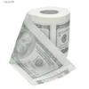 Paper Towels 1 Roll 2 Ply NEW Novelty Funny 100 Dollar Money Printed WC Bath Funny Toilet Paper Tissue Bathroom Supplies Gift FOR Home T230518