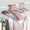 Hangers Racks 10PCslot Adult Nonslip Semicircle Seamless Bold Hanging Wet And Dry Support Durable Household Clothes 230518