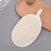 Almohadilla exfoliante de imitación de lufa para baño, depurador corporal, esponja de ducha de fibra de sisal, cepillo para la espalda para hombres y mujeres