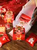 Embrulho de presente 2023 Caixas de doces chineses Ano Lion Dance Big Lantern Portable Cake Decoration Happy Creative Hand Box