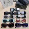 Klassieke driehoekige zonnebrillen Hoogwaardige designer Polariseerde zonnebril voor mannen Women Outdoor Black Sun Glazen UV -bescherming met doos
