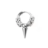 Stud 1PC Męskie stalowe kolczyki dla kobiet Hip Hop Hoop Earring dla mężczyzn kolczyki punkowe gotyckie uszy biżuteria impreza Prezent Z0517