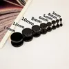 Stud 10Pairs Mode 314MM Schwarz Farbe Edelstahl Ohrringe Sets Frauen männer Barbell Dumb bell Punk Gothic Stud ohrring Für Männer Z0517