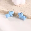 Stud Earrings Fashion Animal Cartoon Resin Earring For Women Cute Dinosaur Little Dog Whale Clay Bite Ear Jewelry Funny Girls Gift