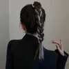 ヘッドウェアのヘアアクセサリートレンディシルバーカラーメタルハイパーボールロングタッセルチェーンヘアアクセサリーパンクヘアピンヘアピンヘアピンヘッドバンドヘアウェア230518