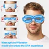 Masseur pour les yeux Électrique Smart Eye Massager Musique Pliable Vibration Chauffage Masseur Yeux Fatigués Cernes Supprimer Soins Des Yeux Massage Relaxation 230517