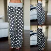 Kvinnor Pants Fashion Design Kvinnors Casual Printed Dot Comfy Pyjama Lounge Palazzo Yoga sporttillbehör