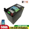 20 000 Cycles 22S 52V 50Ah LTO with LCD Display for 48v Ebike Scooter Golf Cart Escooter Battery+10A Charger