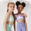 Set da corsa Abbigliamento da yoga per bambini stampato a inchiostro Completo da donna Gilet sportivo Elevata elasticità Top aderente aderente per la pelle