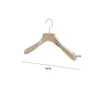 Hangers Racks 1pc Natural Camphor Wood Hanger Garderobe kleding brede schouderpak kleding hangen niet-slip kledingrek Japanse hanger 39x3.5 cm 230518