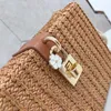 Evening Bags Summer Women Tassel Shoulder Bag Hand Made Exquisiteness Straw Mini Woven Flap Sweet Pastoral Style Rattan