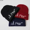 Beanie/Skull Caps Lil Peep Embroidery Sticked Hat Solid Color Unisex Letter Beanie Hat Men Women Winter's Cap Skallies J230518