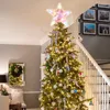 Weihnachtsdekorationen, Baumkronengirlande für Zuhause, 2023, LED-Stern-Nachtlicht, Ornamente, Navidad-Jahre-Dekoration