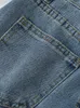 Шорты женщин Fitaylor Celana Pendek Denim Kaki Lebar Biru Pinggang Tinggi Wanita Musim Panas Baru Jeans Ala Jalanan Solid Kasual Bermuda 230517