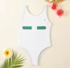 Çocuklar Tasarımcı Mayo Yaz Mektubu Baskılı Tek Parça Kız Moda Yüzmek Aşınma Plaj Bikini Çok Stilleri Çocuk Mayoları