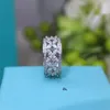 Designers ring mode kvinnliga smycken gåva diamant silver ringar par smycken gåvor enkel personlig stil fest födelsedag