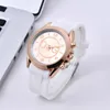 Wristwatches Luxury Ladies Gold Simple DQG Brand Quartz Watch Fashion 2023 Women's Black Silicone Dress Clock Sports Watches