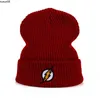 Czapki czapki/czaszki czapki zimowe czapki czapki czapka flash bohater Barry Allen Haft dzianinowy kapelusz zimowy czapka hip-hopowa unisex nastolatka czapki J230518