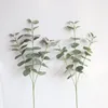 Decorative Flowers 68cm Artificial Eucalyptus Leaves Branch Retro Green Silk Leaf For Home Decor Wedding Plants Faux Fabric Garden