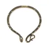 Chokers Vintage Snake Statement ketting open verstelbare choker -kragen boho etnische accessoires groothandel sieraden geschenken 230518