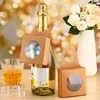 Gift Wrap 25Pcs Wine Bottle Box Practical Versatility Annulus Window Design With Hanging Ring Party Supplies