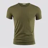 Mens Tshirts T Shirt Pure Color V Collar Kort ärm Toppar TEES MEN TSHIRT Black Tights Man Fitness For Mane Clothes TDX01 230518