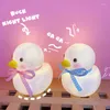 Nachtlichter LED Mini Ente Licht Wohnzimmer Schlafzimmer Nachttischlampe Ornamente Schlafsaal Dekoration für Kinder Geschenke