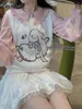 تنورات بيضاء الدانتيل الصغيرة التنورة للنساء فتاة كاواي القصير القصير الصيفي للملابس الكورية أزياء لوليتا الملابس الجنية الأساسية
