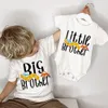 Abiti coordinati per la famiglia Grande Fratello Vestiti per bambini T-shirt a maniche corte Body per bambini T-shirt per fratelli e tutina nata 230518