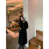 Casual Dresses Sweater Dress Party Women Spring Long Sleeve Slim Y2k One Piece Korean Fashion Elegant Knit Office Lady