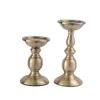 Bougeoirs Porte-fer Style européen Ornements Rétro Maison Cadeaux romantiques Aux chandelles Table de soirée Porta Velas Décor de bureau BS50ZT