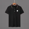 Hommes Styliste Polos Polo de luxe pour femme Hommes M famille Manches courtes Mode Casual Vêtements d'été pour hommes T-shirt Rouge foncé Plusieurs couleurs respirant garçon polo