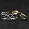 Cluster Rings Vintage Monkey King Tightening Spell Silver For Lovers Punk Fashion Jewelry Mygrillz