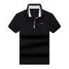Polos Mens Men Fashion Boss Short Sleeve High Street Luxury Italian Designer T Shirt Quality Cotton Color Block C3ZE