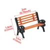 Dekorativa blommor Brand Model Park Bench Garden Decoration 0,79 0,55 0,35 tum/2 1,4 0,9 cm 10st 1:87 Stol för HO -skala