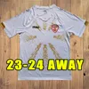 2023 North Macedonia Ristovski Alioski Alioski Mens Soccer Jerseys Bardhi Trajkovski Ristevski Velkovski Home Away 3rd Football Shirts半袖大人のユニフォーム