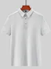 Polos masculinos de verão masculino camisa polo respirável spandex spandex de manga curta clássica polos sólidos homens golfe camisa camisa plus size 8xl 230518