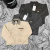 Vintage Vêtements Oversize Hommes Femmes Zipper Cardigan Manteau Carharts Veste Designer Veste Hommes Polo Col Travail Porter Haute Qualité Top esd