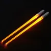 Creative 2sts/Pal LED Chopsticks Light Up Drable Lightweight Kitchen Dinning Room Party Portable Food Safe Table Seary U0525