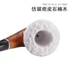 Smoking Pipes Direct Selling New Product Curved Resin Pipe Creative Colorful Handle Imitation Solid Wood Filter Pipe