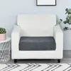 Chair Covers Grey Color Sofa Seat Cushion for Living Room Furniture Protector Polar Fleece Jacquard Thick Stretch Removable p230517