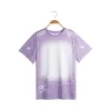 Family Matching Outfits Sublimation Blanks Bleach T Shirts For DIY Printing Photo Parent-Child Clothes T-Shirt Anniversary Tee Tops Casual Tshirts Whoesale i0829