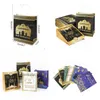 Gift Wrap 5Pcs Eid Ramadan Kraft Paper Bag With Handle Muslim Mubarak Festival Party Candy Package Bags Happy Alfitr Suppliesgift Dr Dh7Zj