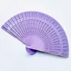 Color Folding Fan Crafts Personalized Wedding Fans Wood Fan Customized Logo