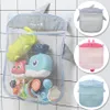 Bath Toys Baby Bathroom Mesh Bag Sucker Design For Bath Toys Kids Basket Cartoon Animal Shapes Cloth Sand Toys Toddler Storage Net Bag 230517