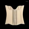 Women's Shapers 15 Steel Bones Latex Waist Trainer Cincher Women Corset Belly Slim Belt Body Shaper Fajas Girdle Waistband Underwear